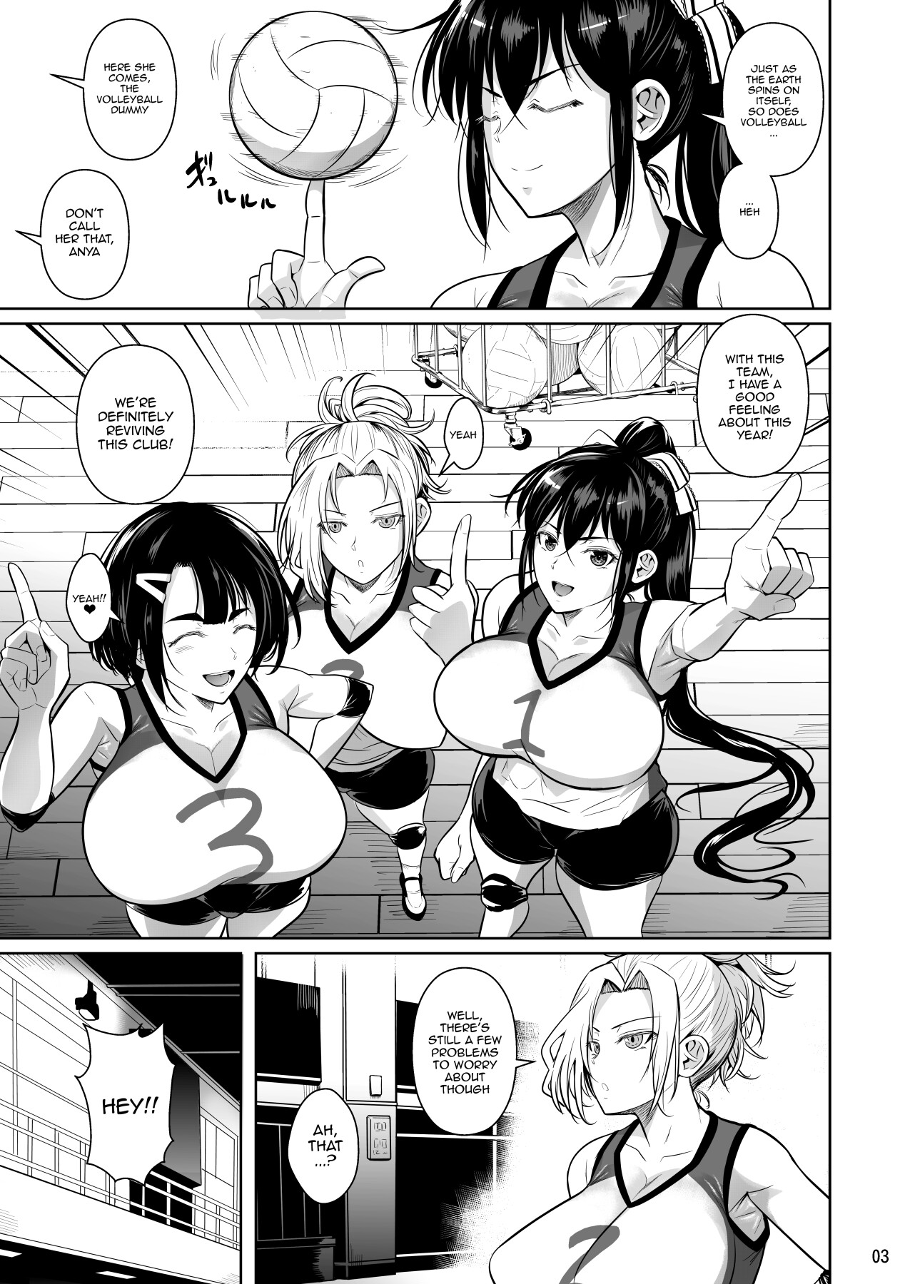 Hentai Manga Comic-Covered in Sweat-Read-4